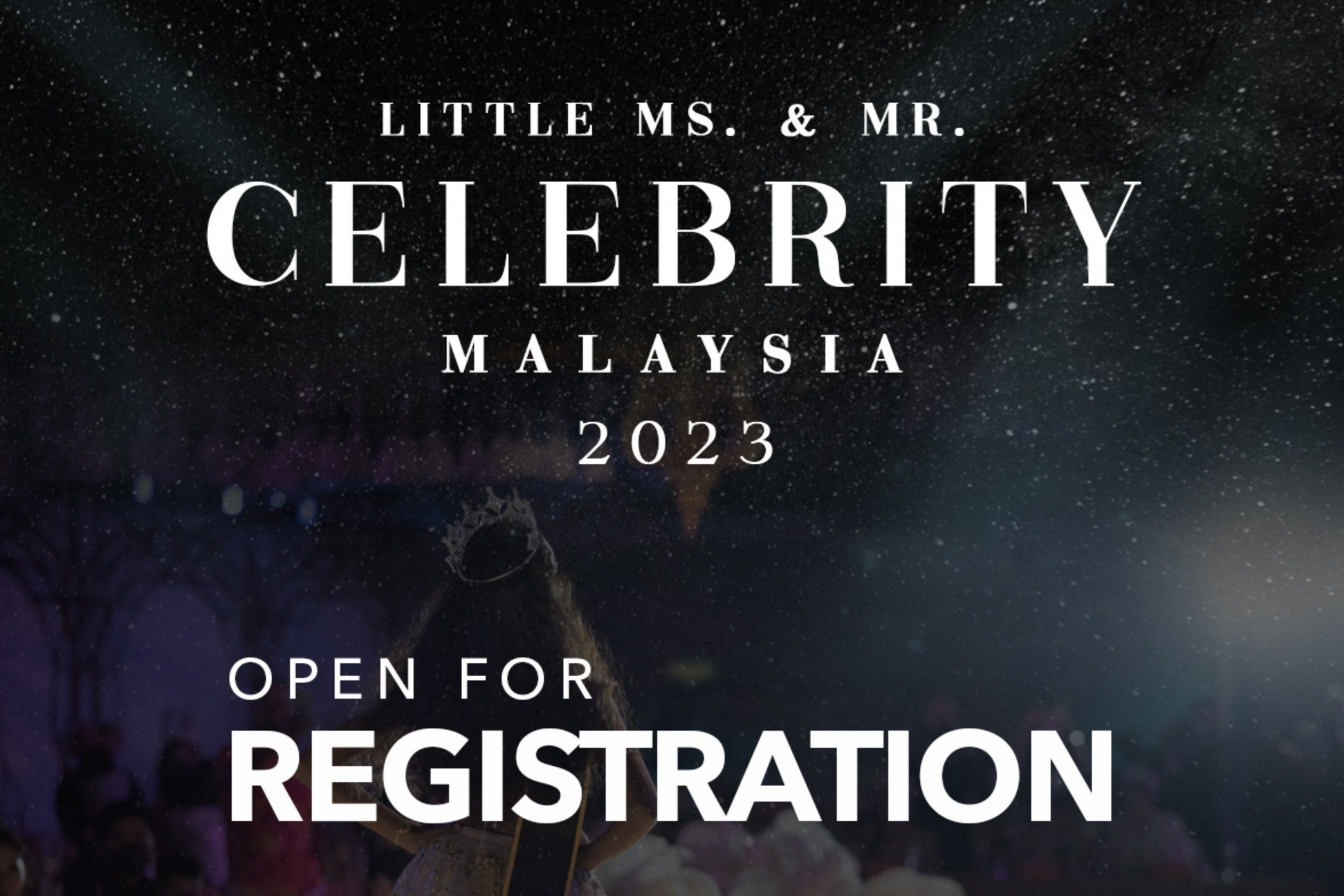 Little Miss & Mister Celebrity Malaysia 2023 registration opens